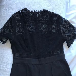 Black Lace Jumpsuit